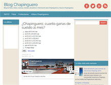 Tablet Screenshot of chapingueros.net